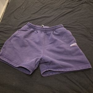 Balenciaga Deep Purple Elastic Shorts